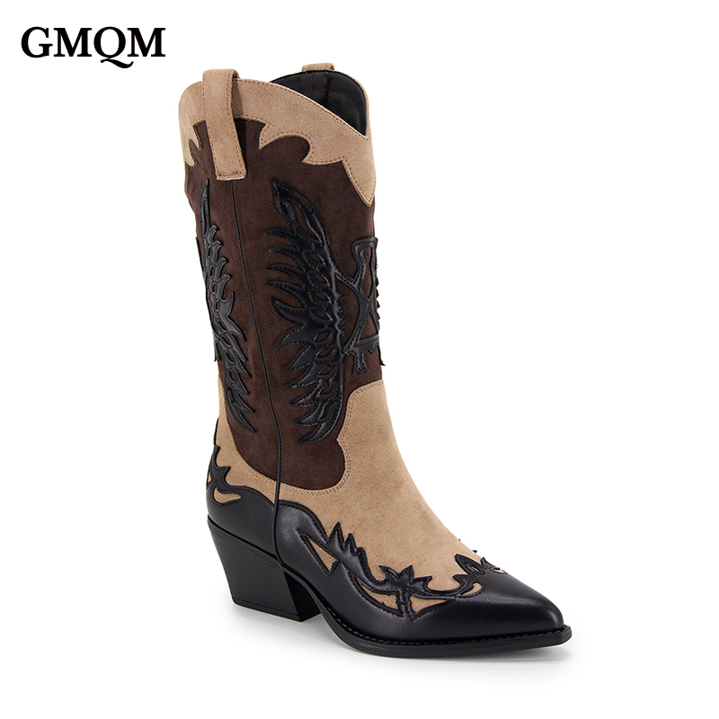 Western Cowgirl Boot - GMQM 2025 Women's Mid Calf Boot