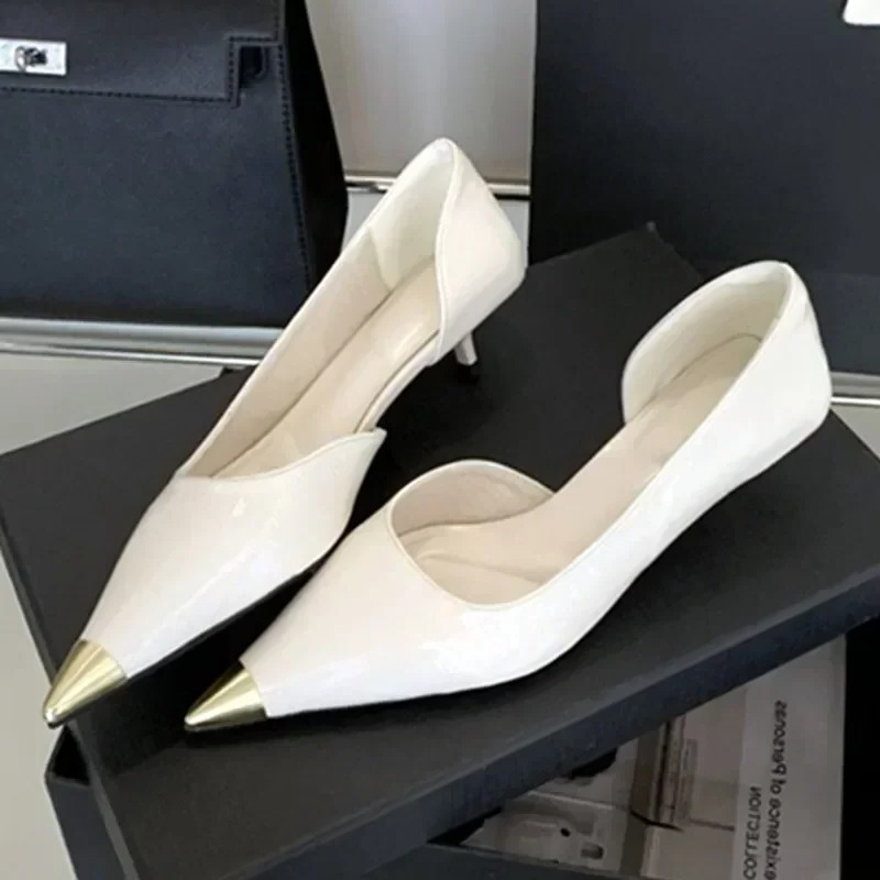 Women'S Shoes Kitten Heels - Elegant Pointed Toe Kitten Heel Pumps
