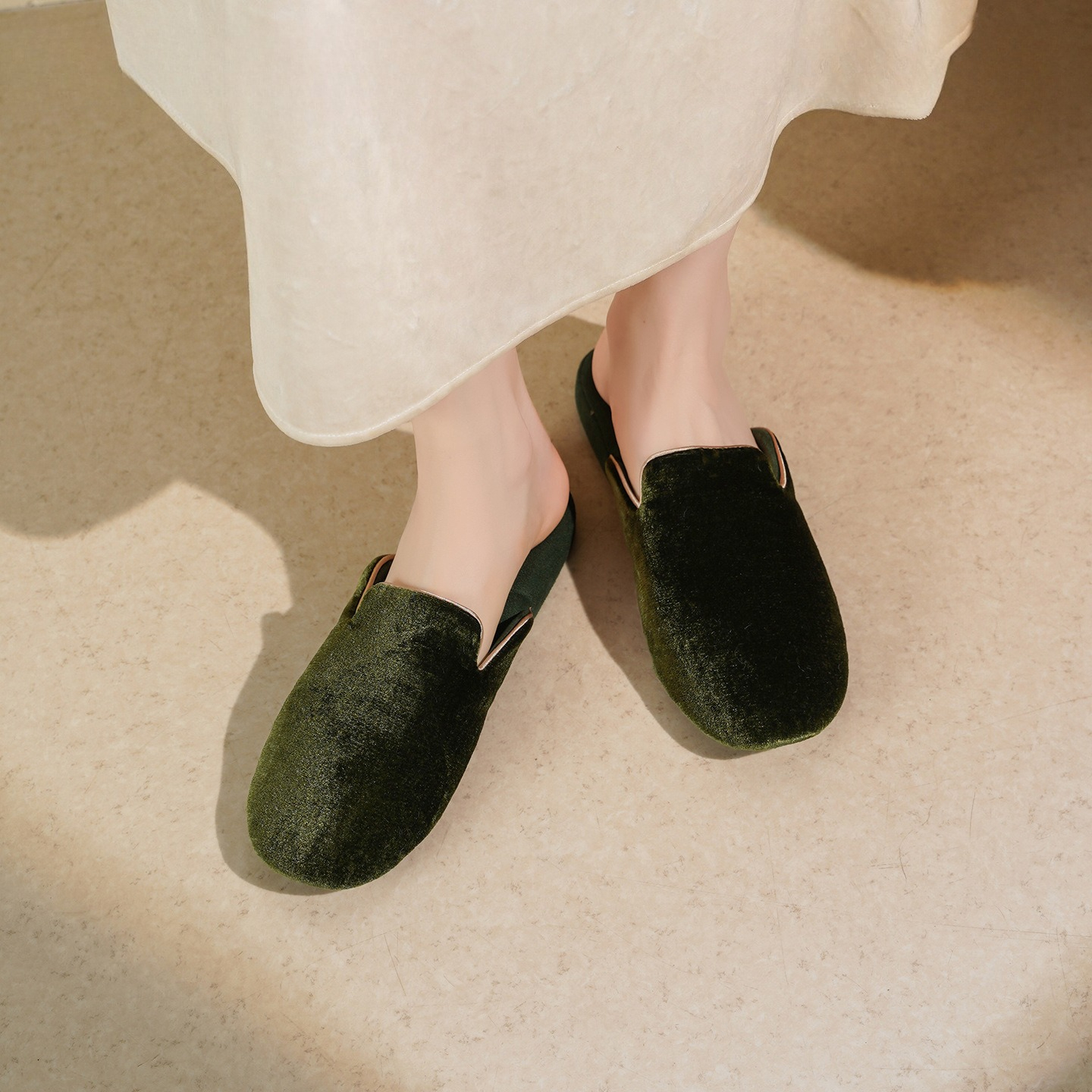 Fluffy Fur Slipper - New Chinese Style Women's Indoor Slippers