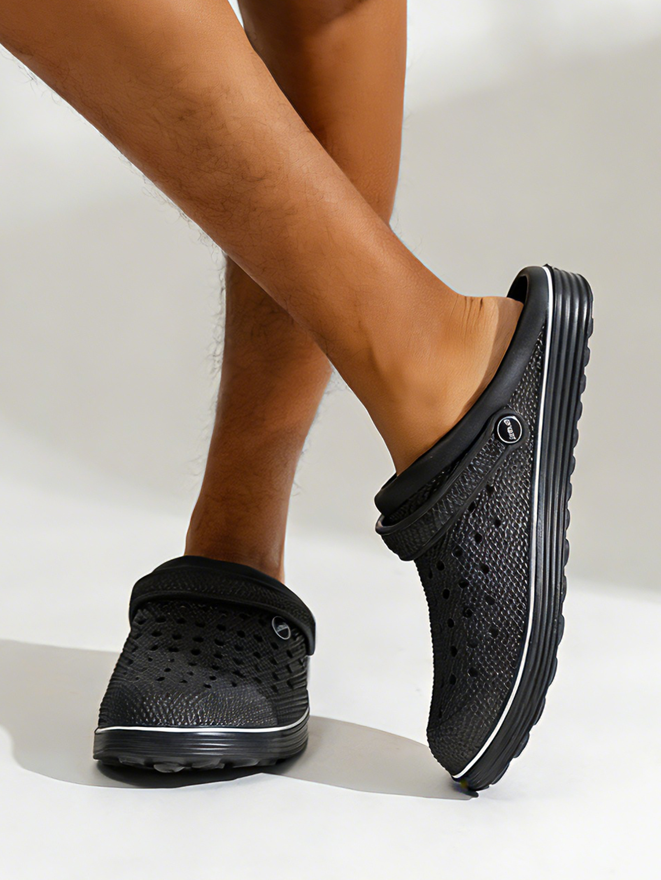 Slip On Mule Flat - Men's Casual Simple Breathable Perforated Eva