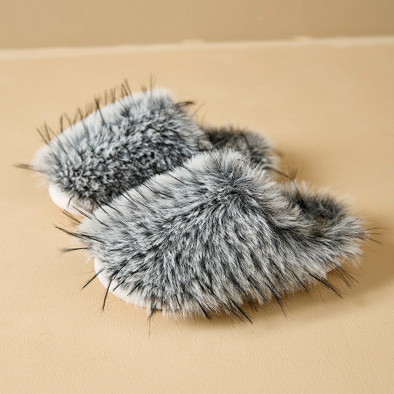 Fluffy Fur Slipper - Winter Fluffy Women's Slippers Home Flats