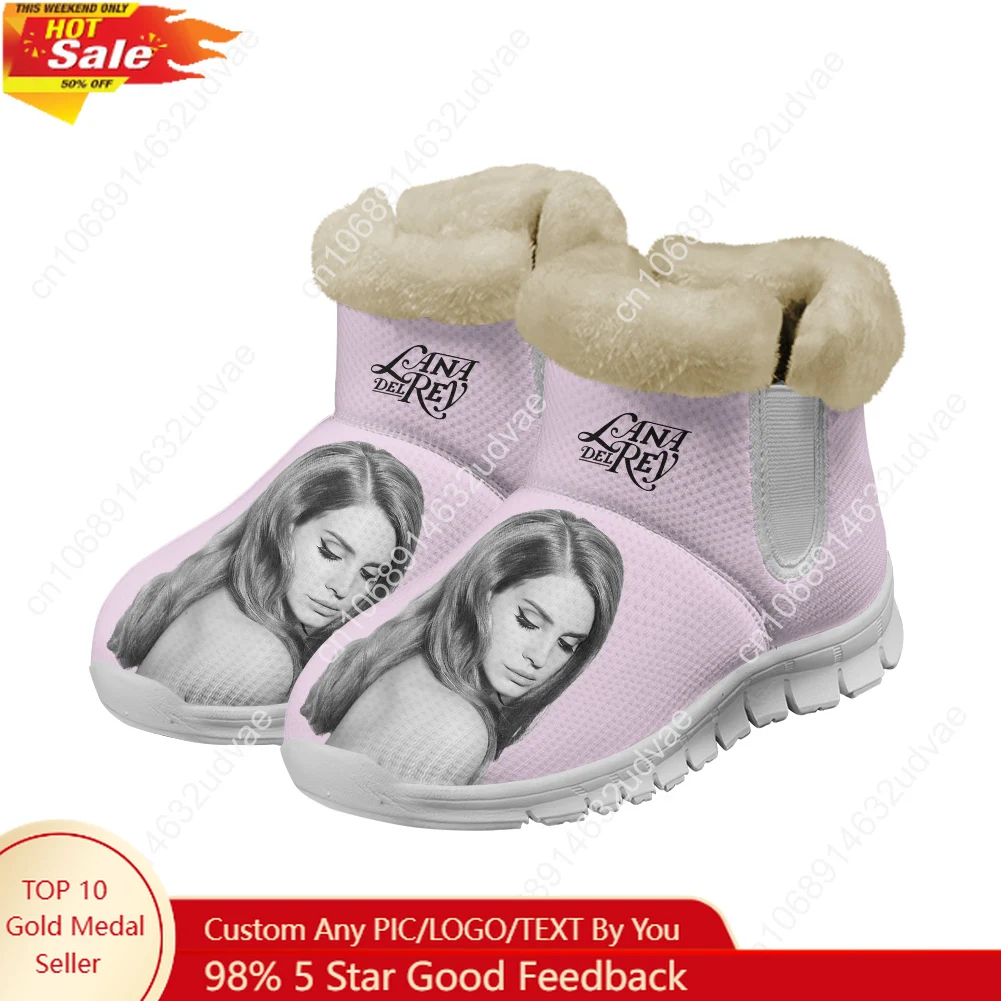 Women Shoes Sneakers - Lana Del Rey Singer Plush Shoes