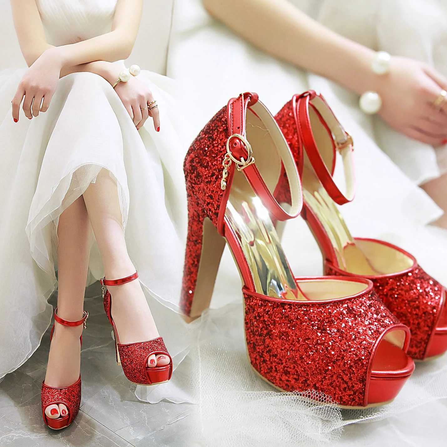 Silver Summer Women High Heel  - Women Shoes Formal recensie en prijs