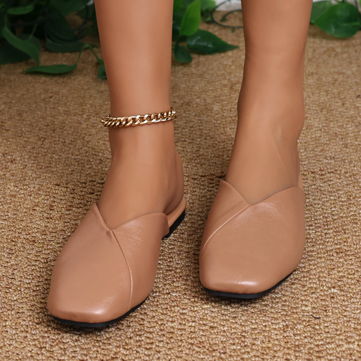 Women's Fashion Square Toe V-c - Slip On Mule Flat recensie en prijs