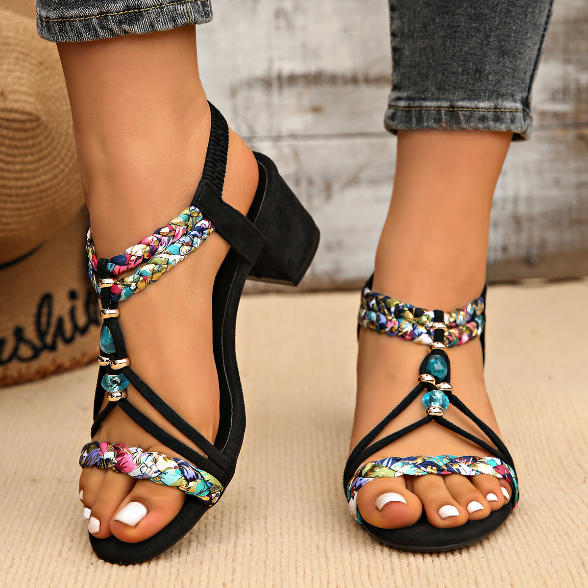 Plus Size 42 Bohemian Beaded S - Women'S Shoes Plus Size recensie en prijs