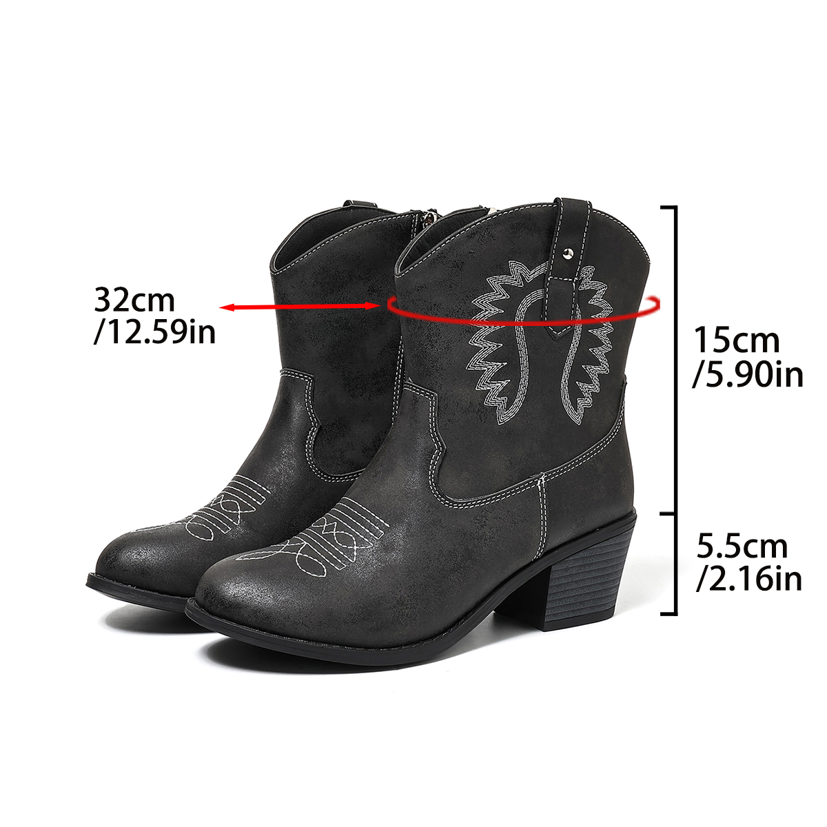 Women's Boots, Large Size, Wes - Western Cowgirl Boot recensie en prijs