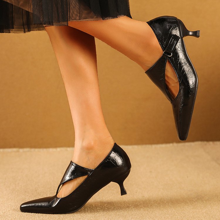 Women's Dark Retro Kitten Heel - Women'S Shoes Kitten Heels recensie en prijs
