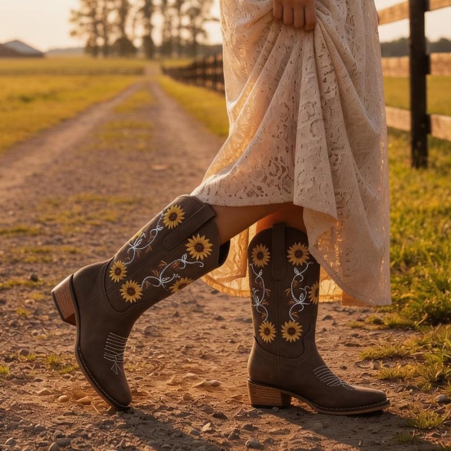 Cowboy Boots for Women Square  - Western Cowgirl Boot recensie en prijs