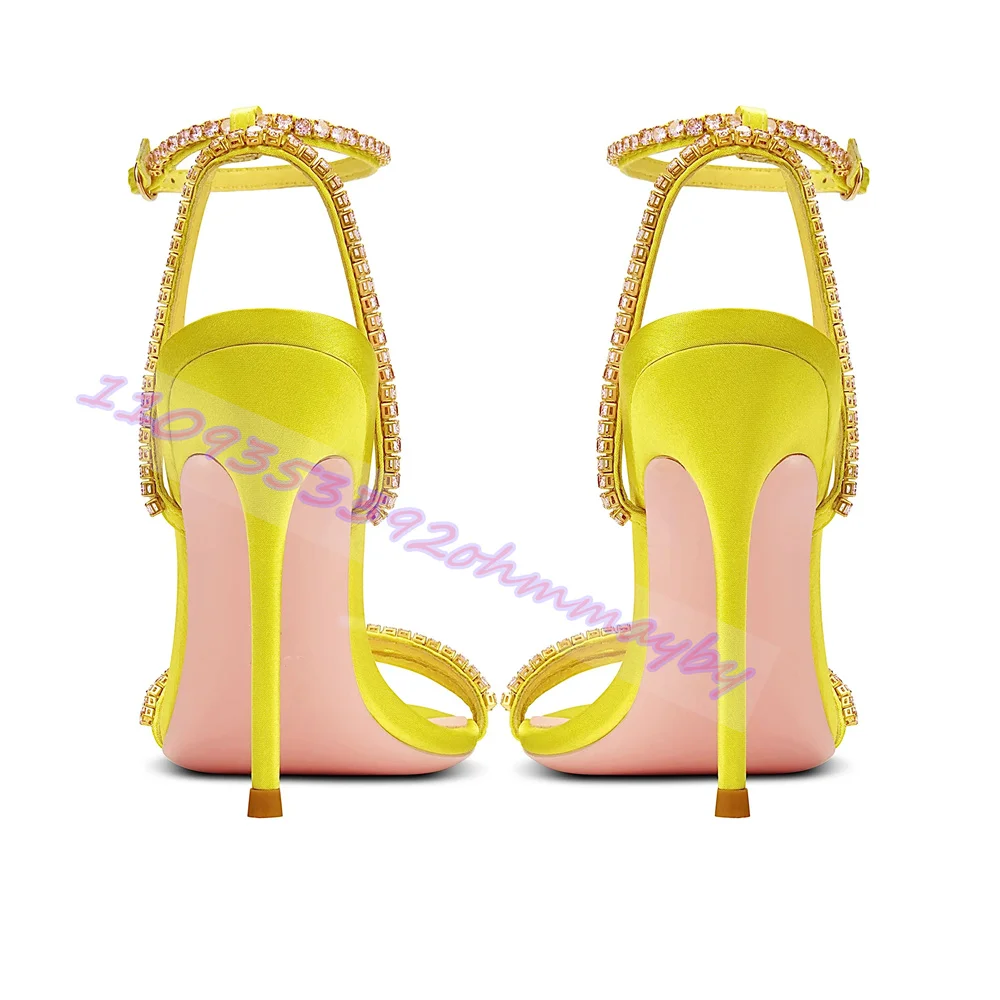 Rhinestone Yellow High Heels S - Women'S Shoes Yellow recensie en prijs