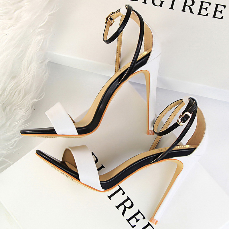 Women Black-White Concise Leat - Women Shoes Formal recensie en prijs