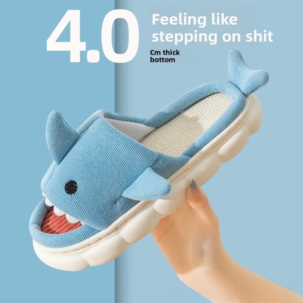 Linen Shark Plush Slippers Win - Fluffy Fur Slipper recensie en prijs