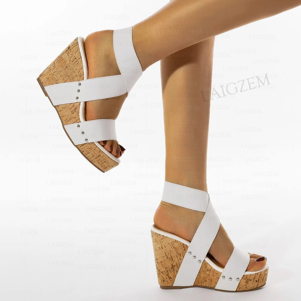 BERZIMER Women Sandals Platfor - Cork Wedge Sandal recensie en prijs