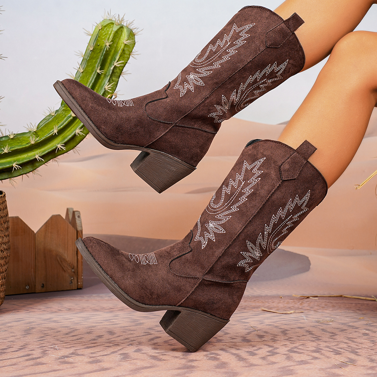 2025 Spring and Fall Fashion P - Western Cowgirl Boot recensie en prijs