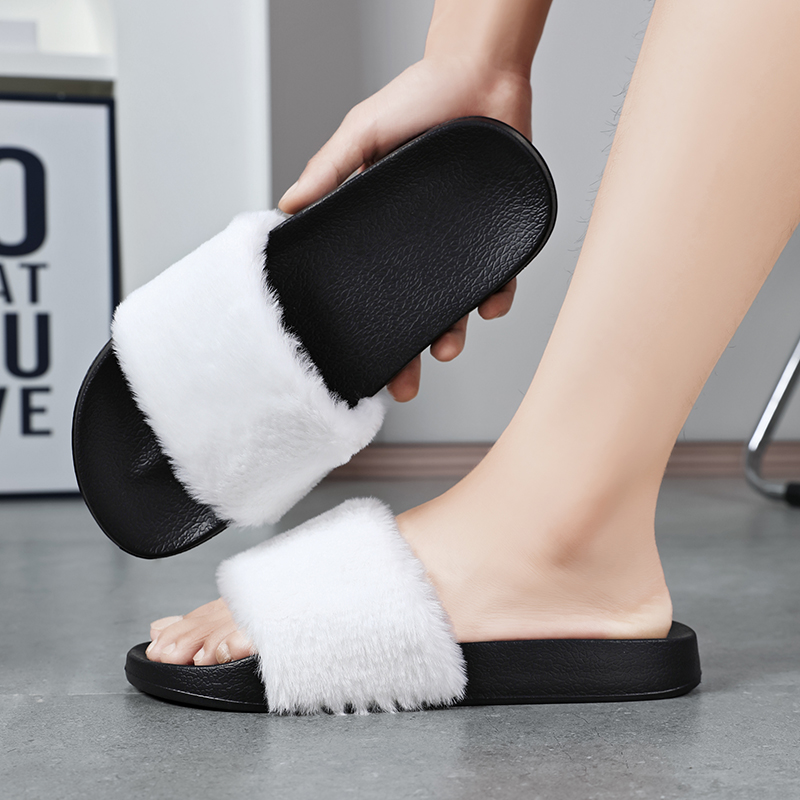 Fluffy Slippers Women Home Aut - Fluffy Fur Slipper recensie en prijs