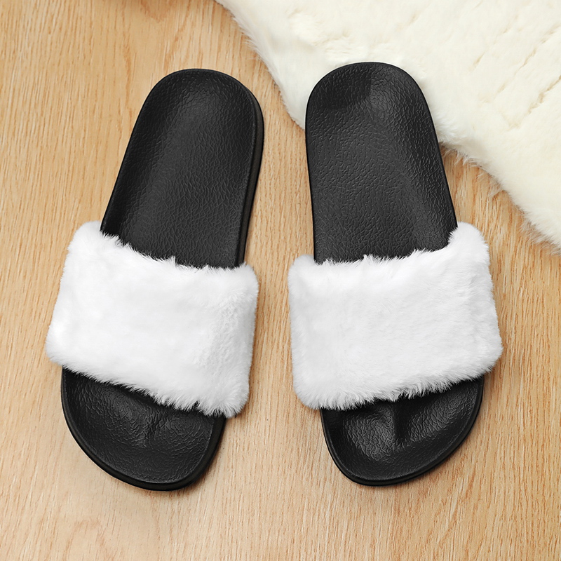 Fluffy Slippers Women Home Aut - Fluffy Fur Slipper recensie en prijs