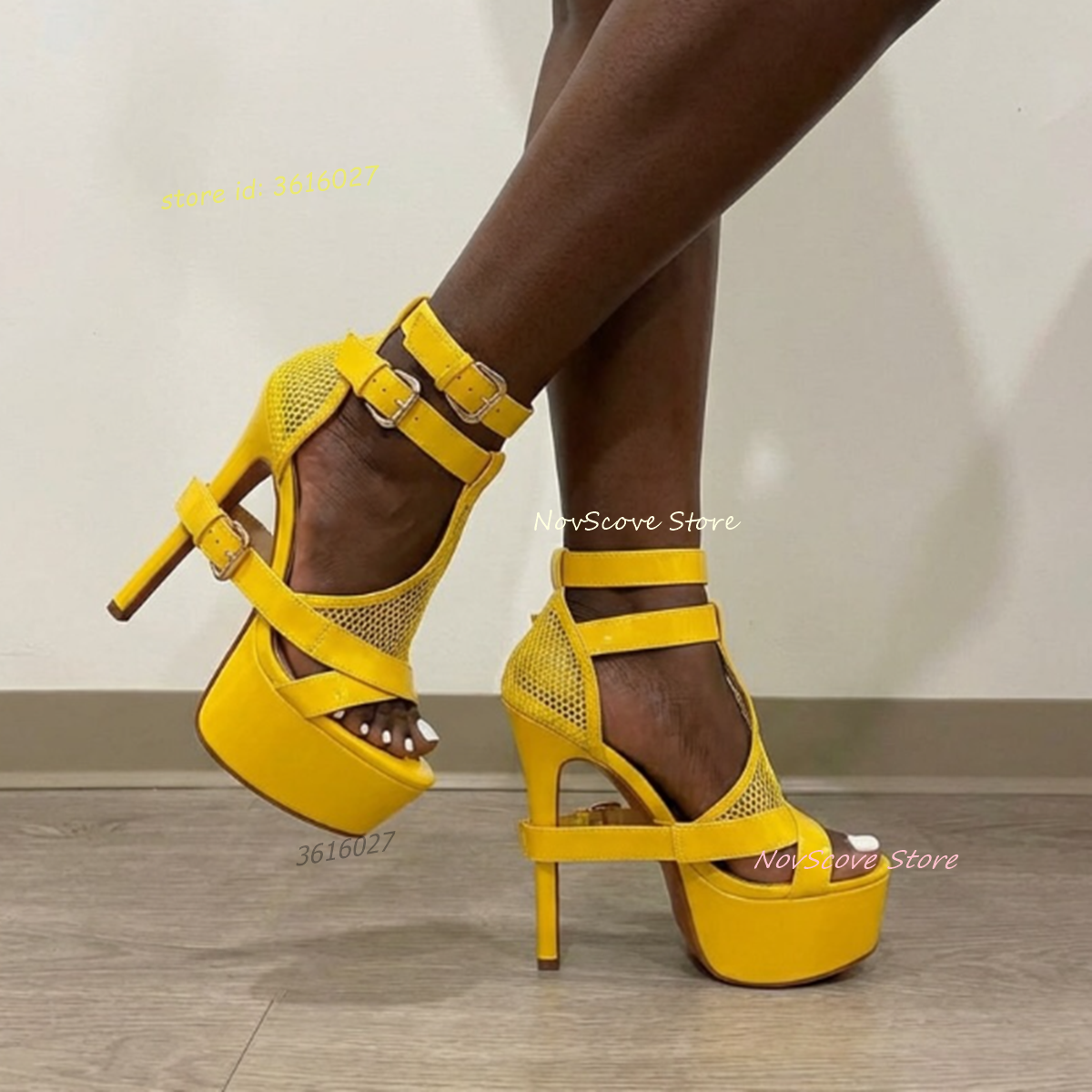 Yellow Open Toe Strappy Sandal - Women'S Shoes Yellow recensie en prijs