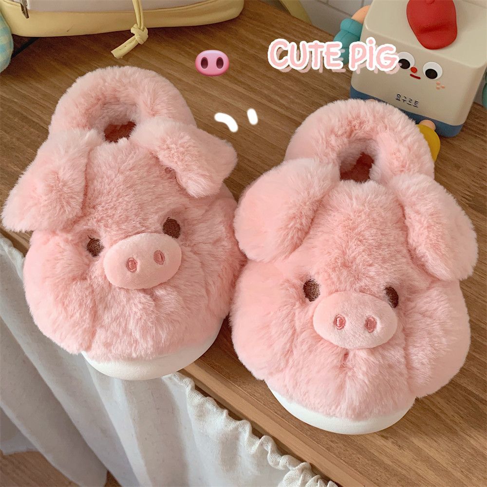 Feerldi Pink fluffy pig slippe - Fluffy Fur Slipper recensie en prijs