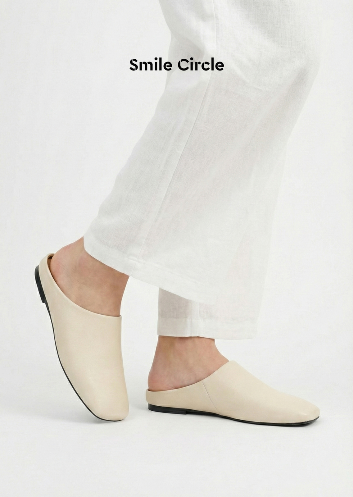 Smile Circle Genuine Sheepskin - Slip On Mule Flat recensie en prijs