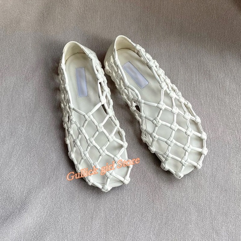 French Woven Mesh Hollow flat  - Women Shoes Formal recensie en prijs