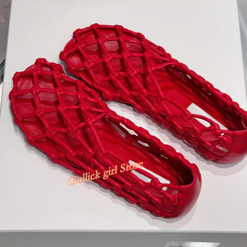 French Woven Mesh Hollow flat  - Women Shoes Formal recensie en prijs