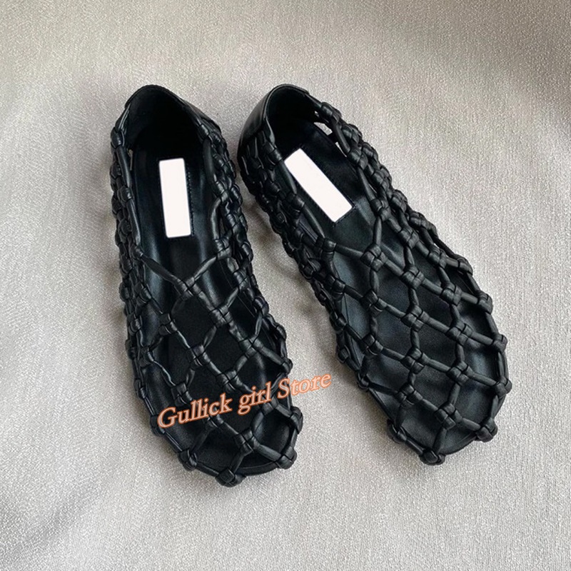 French Woven Mesh Hollow flat  - Women Shoes Formal recensie en prijs
