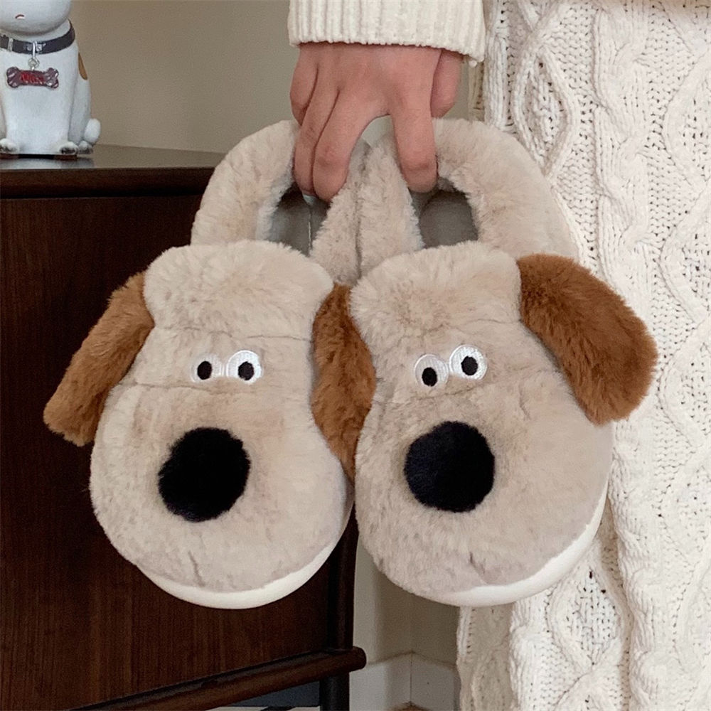 Size36-45 Hug Dog Slippers Gir - Fluffy Fur Slipper recensie en prijs