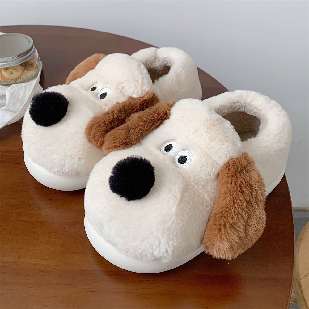 Size36-45 Hug Dog Slippers Gir - Fluffy Fur Slipper recensie en prijs