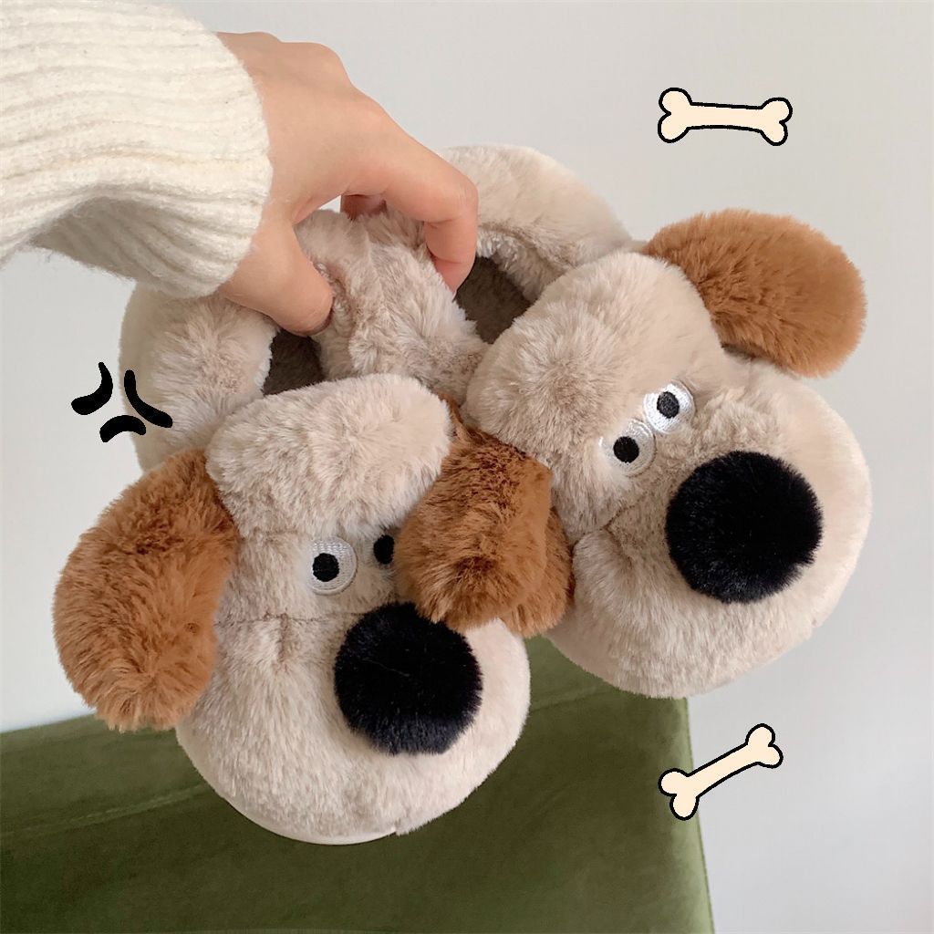 Size36-45 Hug Dog Slippers Gir - Fluffy Fur Slipper recensie en prijs