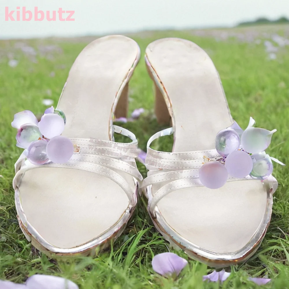 Crystal Decor Slipper Sandals  - Women'S Shoes Kitten Heels recensie en prijs