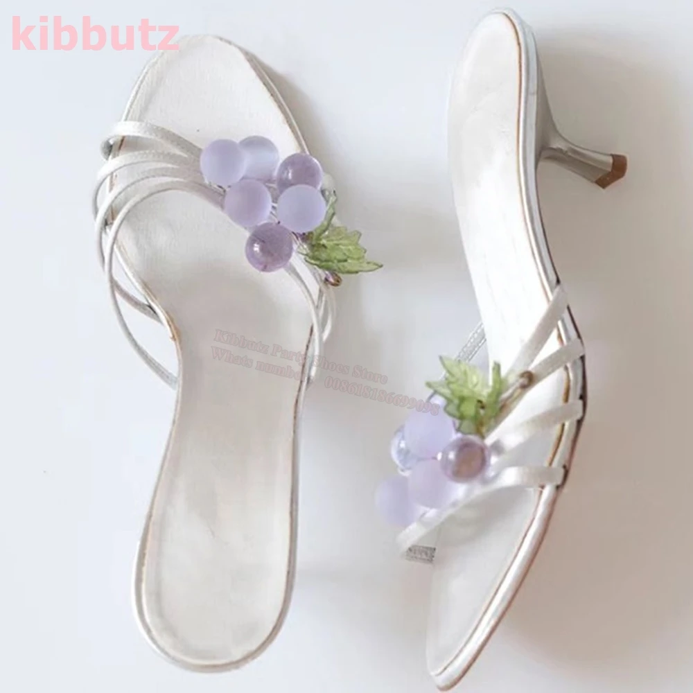 Crystal Decor Slipper Sandals  - Women'S Shoes Kitten Heels recensie en prijs
