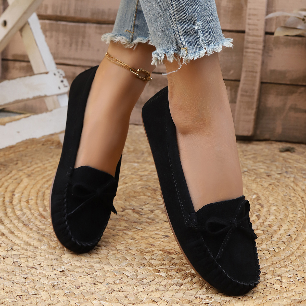 Spring and Autumn Elegant Roun - Women'S Shoes Plus Size recensie en prijs
