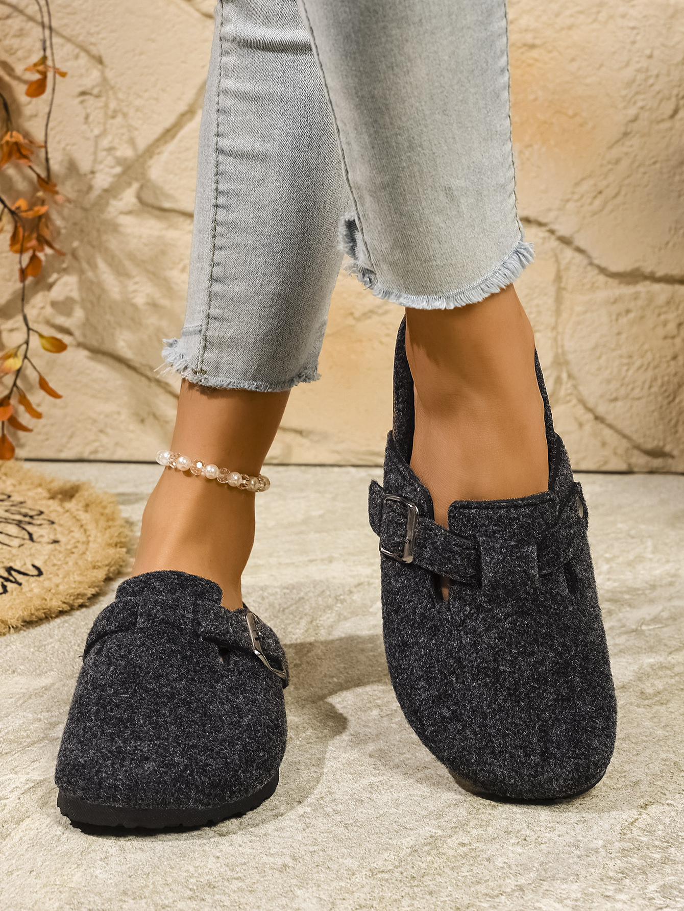 Women's Spring and Autumn Casu - Slip On Mule Flat recensie en prijs
