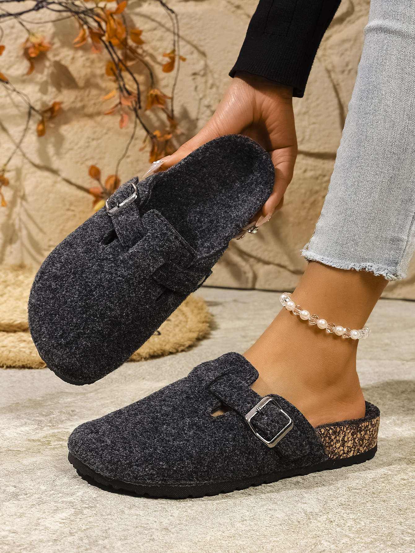Women's Spring and Autumn Casu - Slip On Mule Flat recensie en prijs