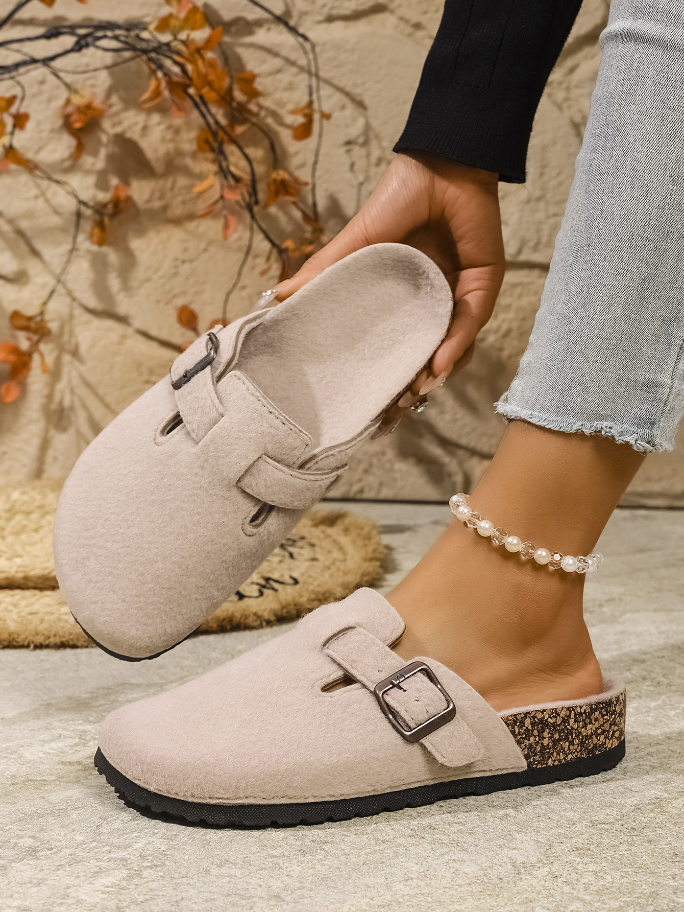Women's Spring and Autumn Casu - Slip On Mule Flat recensie en prijs