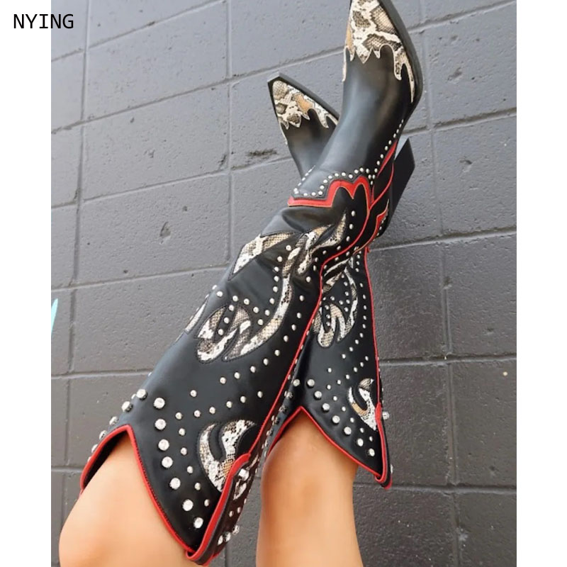 2025 Plus Size 44 Women's Embr - Western Cowgirl Boot recensie en prijs