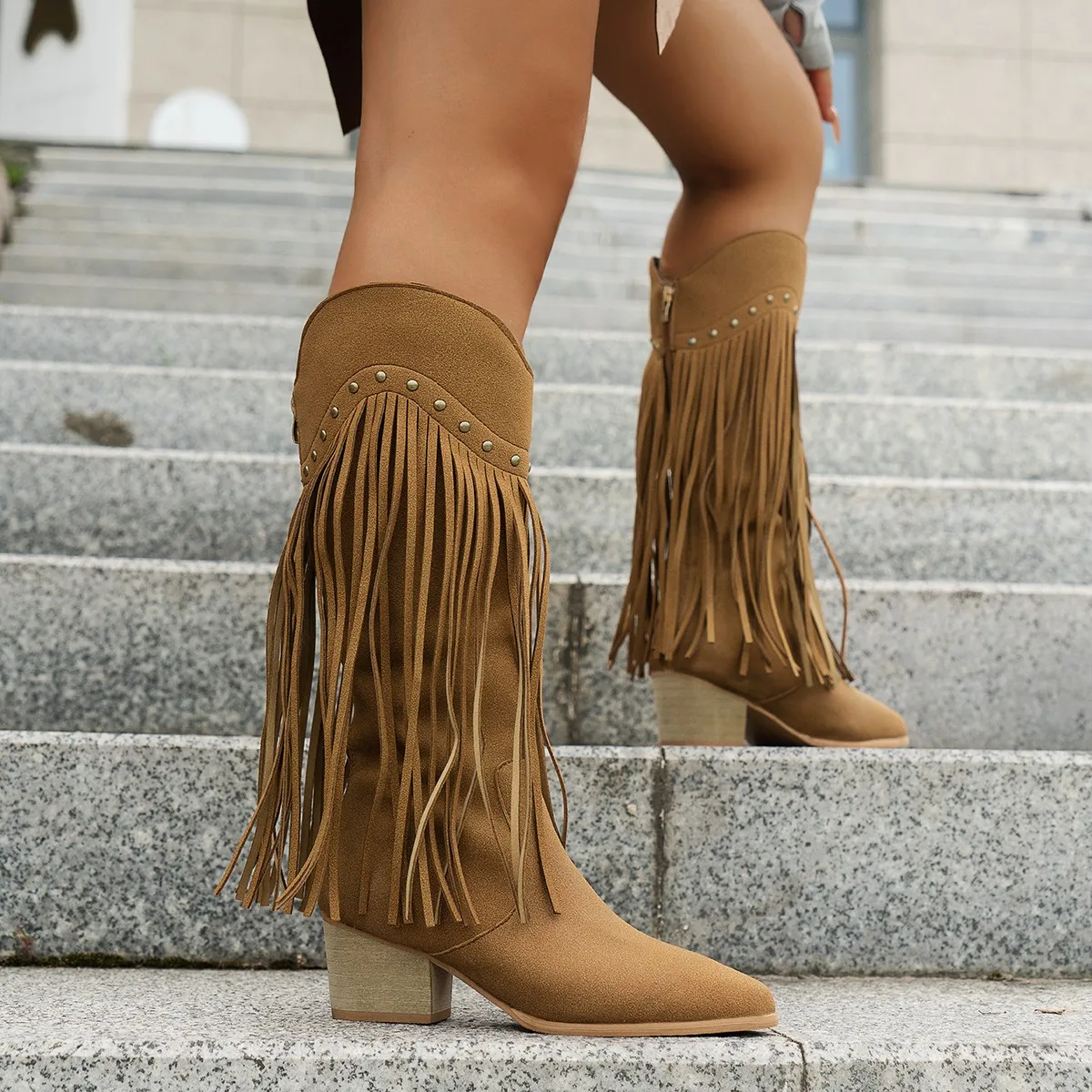 Plus Size 43 Women's Tassels W - Western Cowgirl Boot recensie en prijs