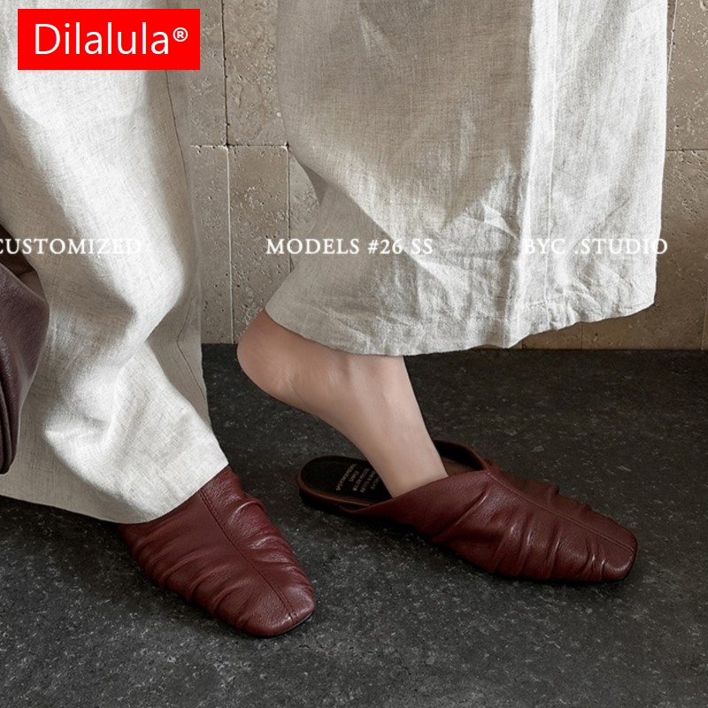 Dilalula 2026 New Genuine Shee - Slip On Mule Flat recensie en prijs