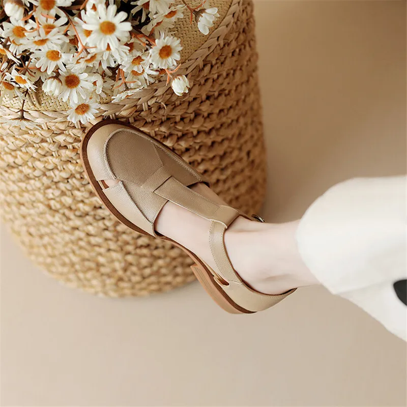 2023 Summer Sandals Cowhide Ro - Women Shoes Formal recensie en prijs