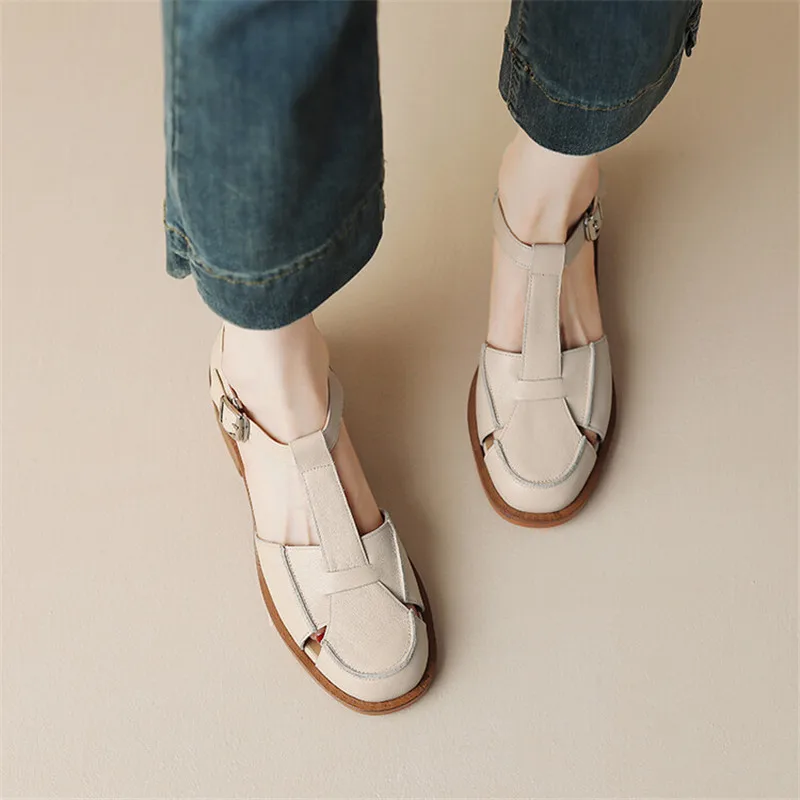 2023 Summer Sandals Cowhide Ro - Women Shoes Formal recensie en prijs