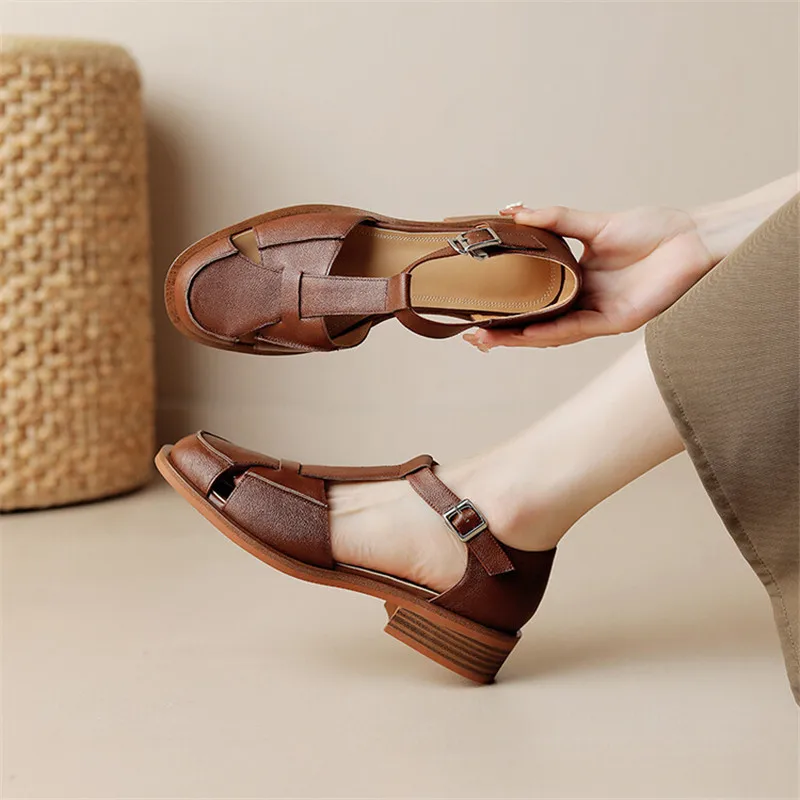 2023 Summer Sandals Cowhide Ro - Women Shoes Formal recensie en prijs