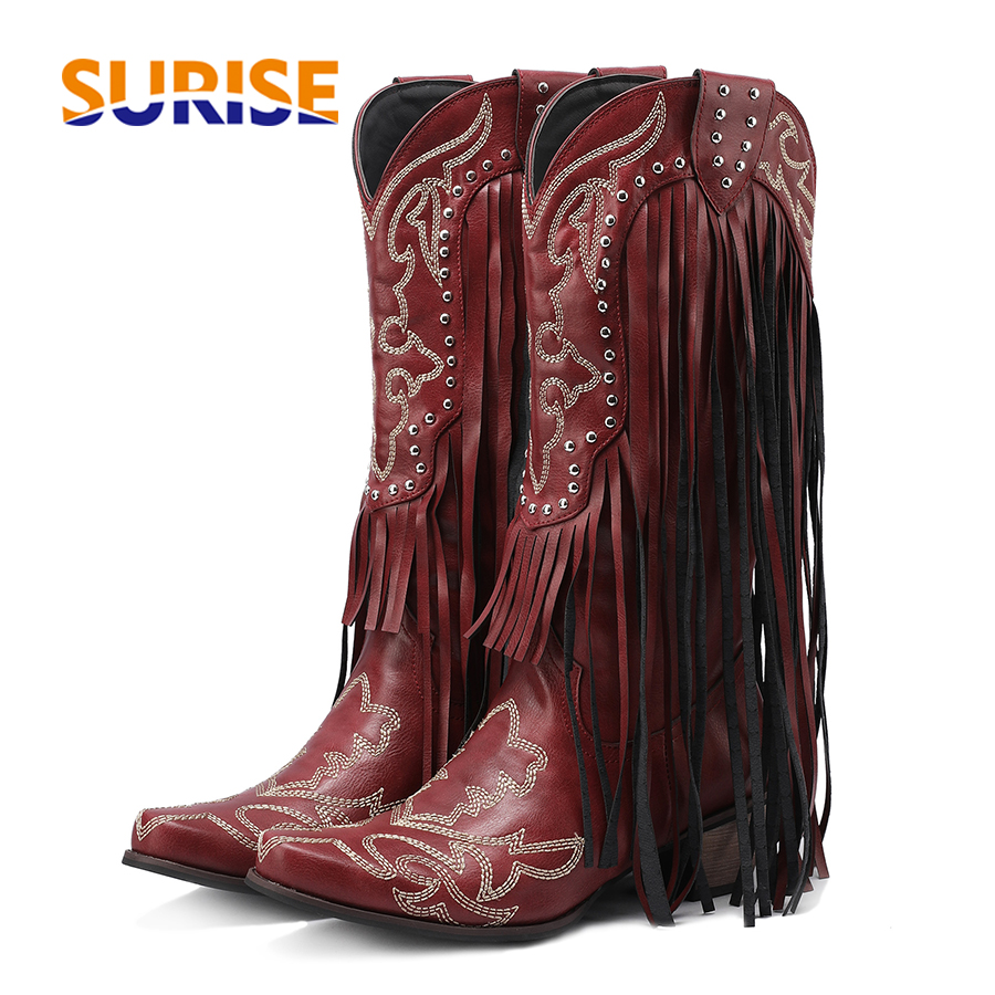 Western Cowboy Mid-calf Boots  - Western Cowgirl Boot recensie en prijs