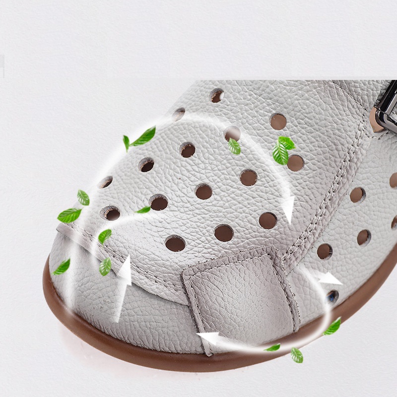 New Cow leather low heel sanda - Slip On Mule Flat recensie en prijs