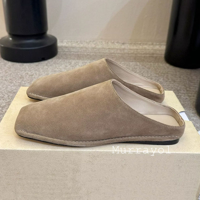 Slippers Closed Toe Genuine Le - Slip On Mule Flat recensie en prijs