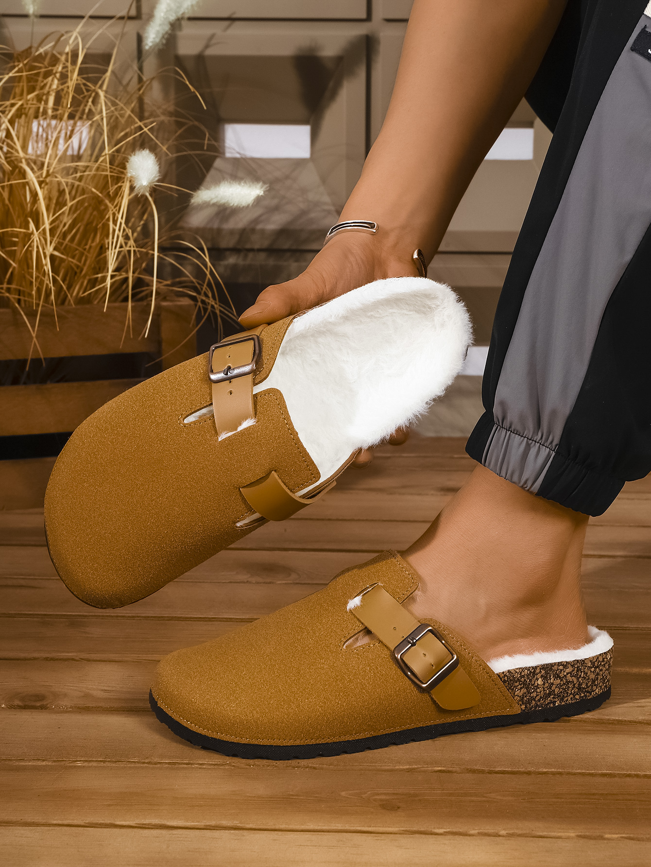 Women's Autumn and Winter Simp - Slip On Mule Flat recensie en prijs