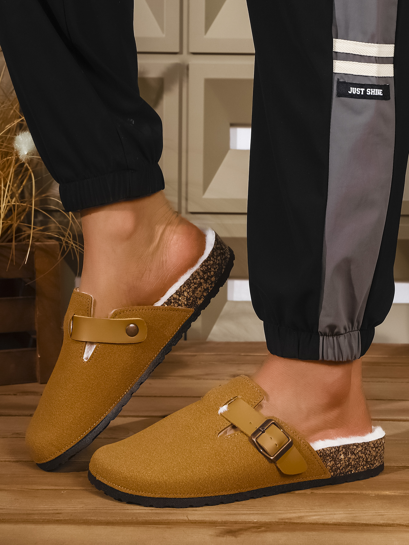 Women's Autumn and Winter Simp - Slip On Mule Flat recensie en prijs