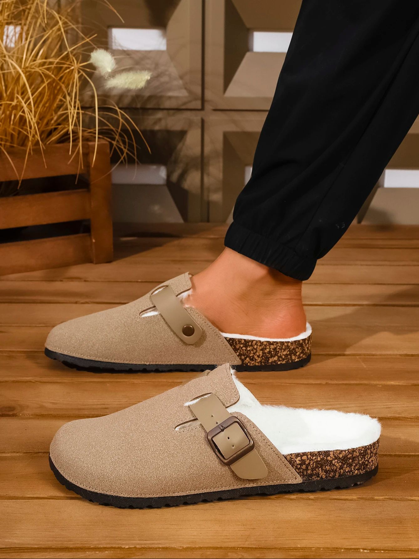 Women's Autumn and Winter Simp - Slip On Mule Flat recensie en prijs