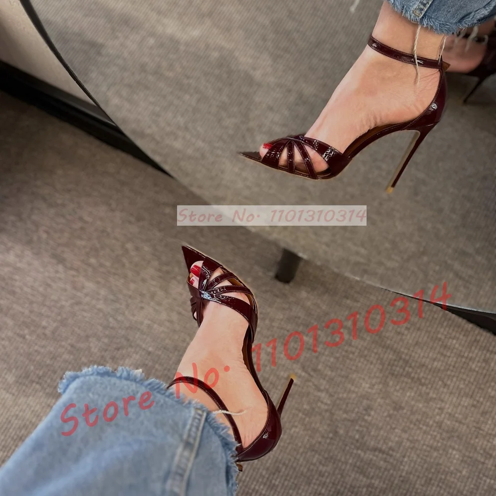 Nude Cross Strap High Heels Sa - Women'S Shoes Trendy recensie en prijs