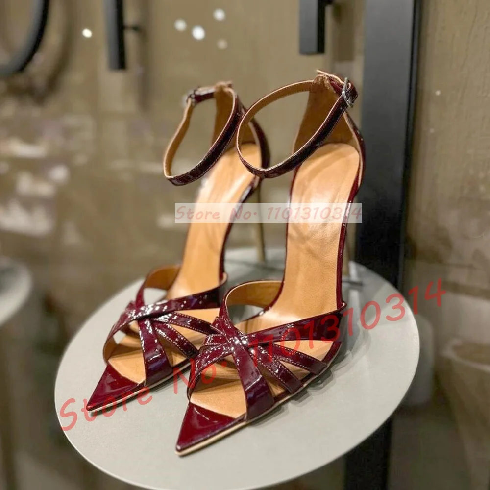 Nude Cross Strap High Heels Sa - Women'S Shoes Trendy recensie en prijs