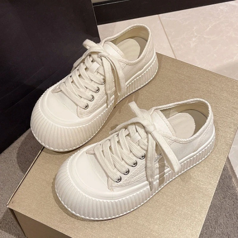 Round Toe Thick Bottom White S - Women'S Shoes Trendy recensie en prijs