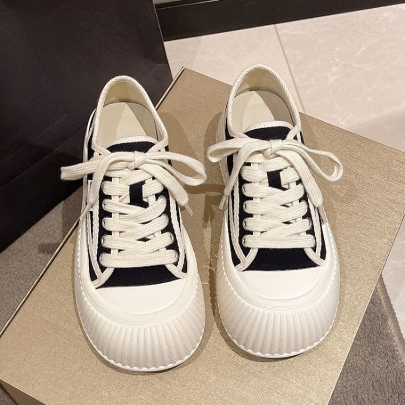 Round Toe Thick Bottom White S - Women'S Shoes Trendy recensie en prijs